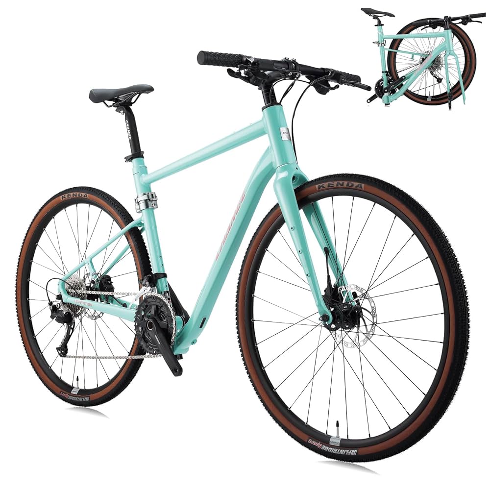 Amazon | 折りたたみ自転車 - CHANGE 700C グラベルバイク 大人